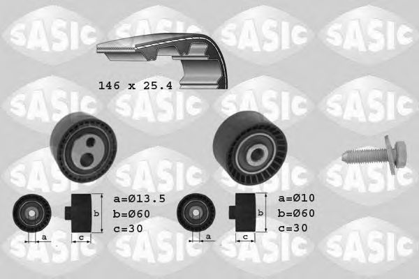 1750013 SASIC Belt Drive Timing Belt Kit