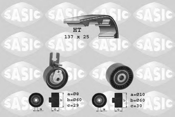 1750019 SASIC Deflection/Guide Pulley, timing belt