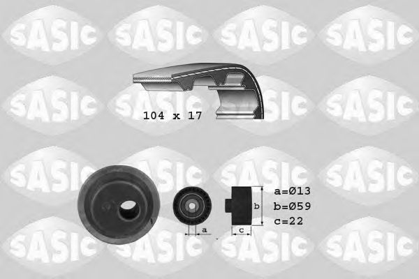 1750022 SASIC Belt Drive Timing Belt Kit