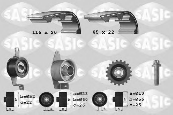 1756010 SASIC Belt Drive Timing Belt Kit