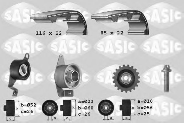 1756011 SASIC Timing Belt Kit