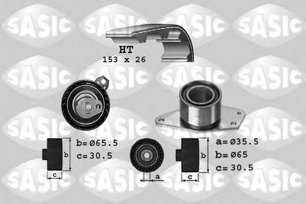 1754021 SASIC Belt Drive Timing Belt Kit