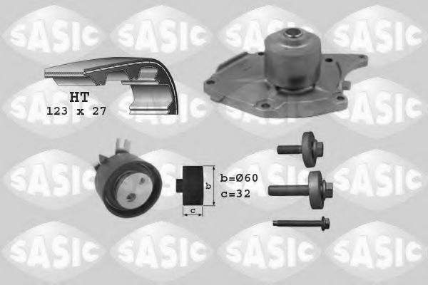 3904022 SASIC Cooling System Water Pump