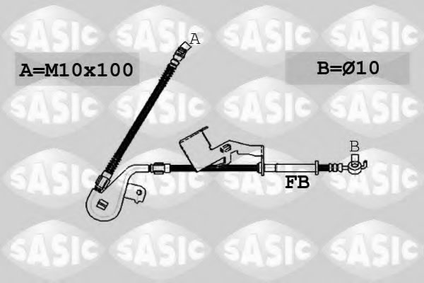 6600029 SASIC Brake System Brake Hose