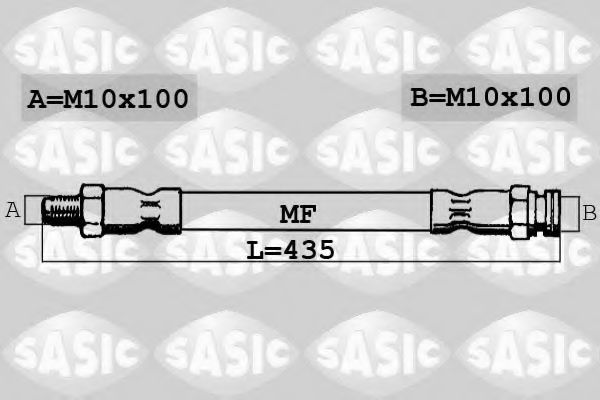 6606002 SASIC Brake System Brake Hose