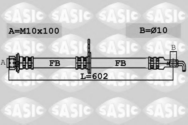 6606056 SASIC Brake System Brake Hose