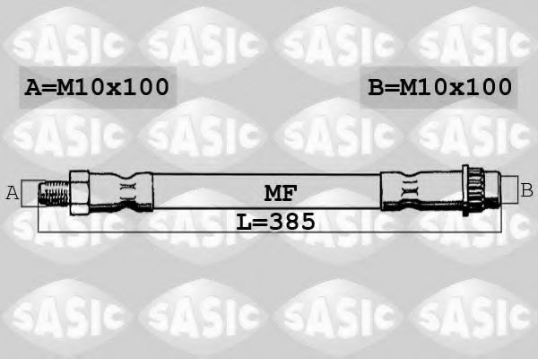 SBH0139 SASIC Brake System Brake Hose