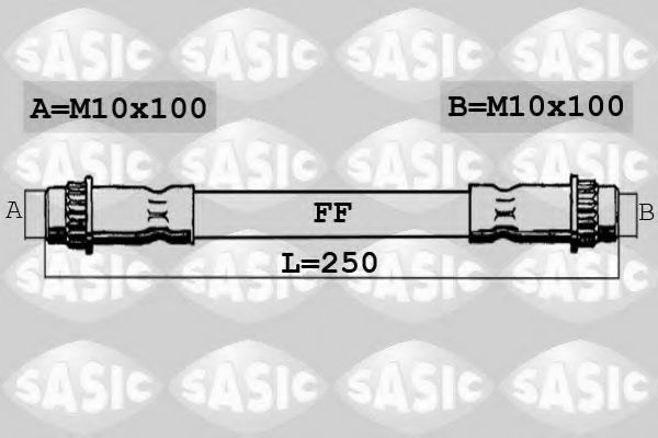 SBH4066 SASIC Тормозная система Тормозной шланг