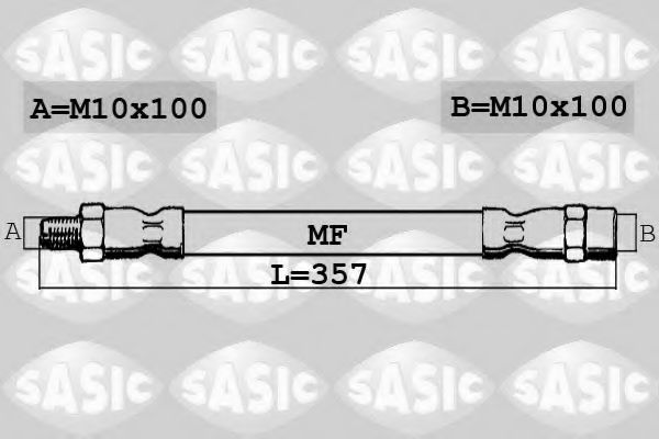SBH6273 SASIC Bremsanlage Bremsschlauch