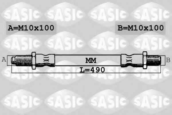 SBH6321 SASIC Brake System Brake Hose