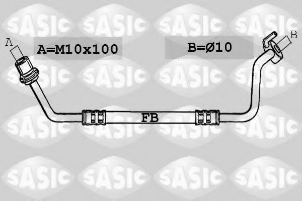 SBH6340 SASIC Brake System Brake Hose