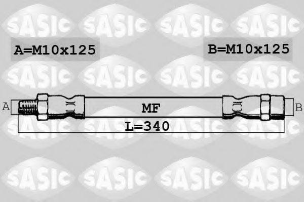 SBH6352 SASIC Brake System Brake Hose