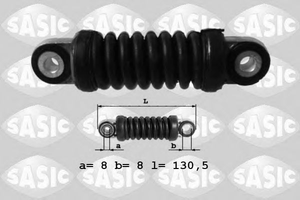 1620043 SASIC Vibration Damper, v-ribbed belt