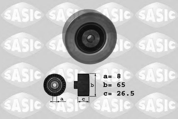 1620046 SASIC Belt Drive Deflection/Guide Pulley, v-ribbed belt