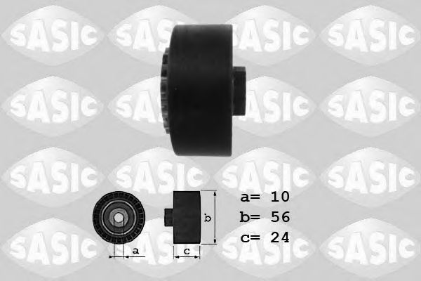 1624012 SASIC Belt Drive Deflection/Guide Pulley, v-ribbed belt