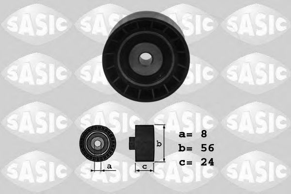 1624027 SASIC Deflection/Guide Pulley, v-ribbed belt