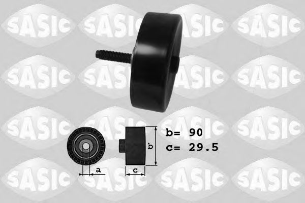 1626091 SASIC Deflection/Guide Pulley, v-ribbed belt