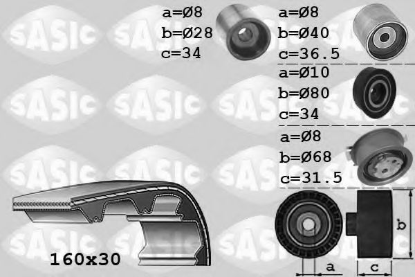 1756070 SASIC Timing Belt Kit