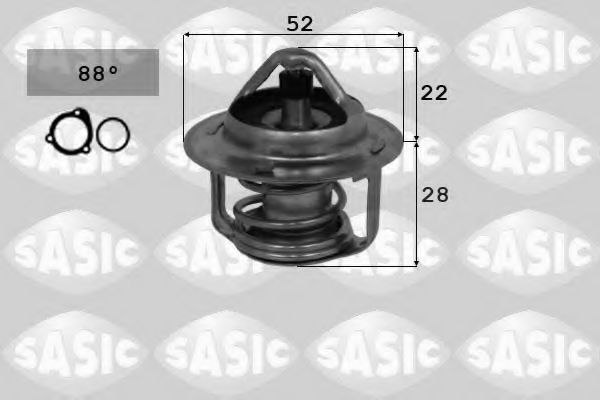 3300009 SASIC Cooling System Thermostat, coolant