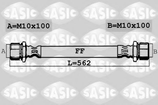 6606203 SASIC Brake System Brake Hose