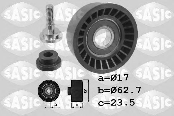 1706037 SASIC Belt Drive Deflection/Guide Pulley, timing belt