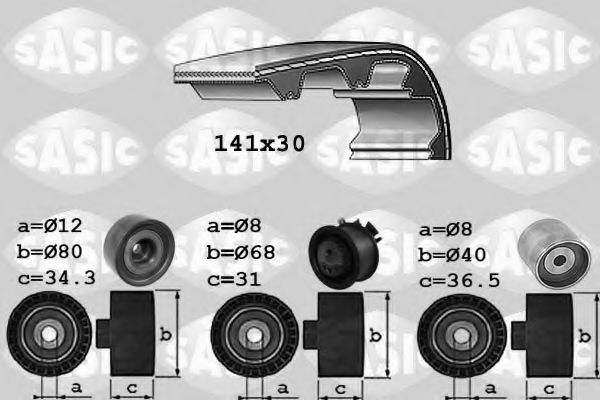 1756044 SASIC Belt Drive Timing Belt Kit