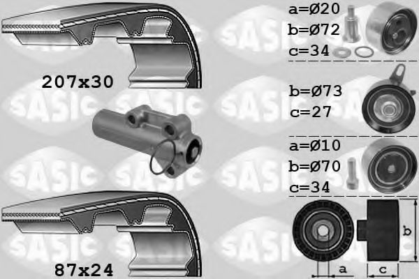 1756048 SASIC Timing Belt Kit