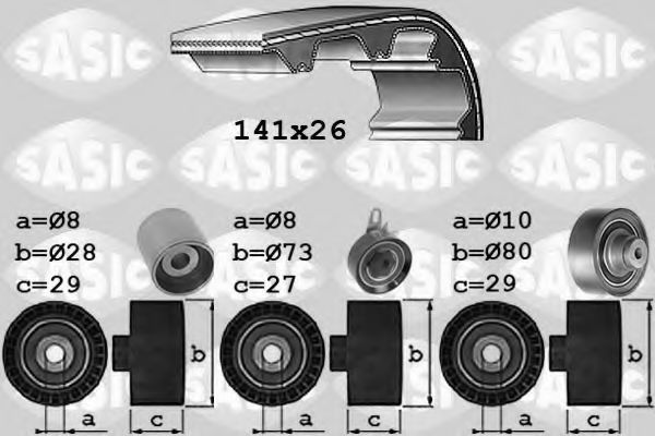 1756049 SASIC Belt Drive Timing Belt Kit