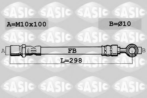 6606134 SASIC Brake System Brake Hose