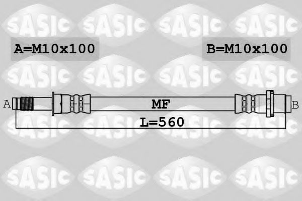 6606241 SASIC Brake System Brake Hose