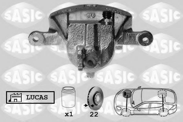 6506145 SASIC Brake System Brake Caliper