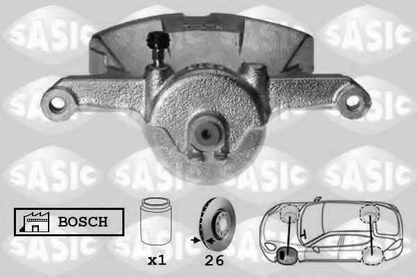 6506180 SASIC Brake System Brake Caliper