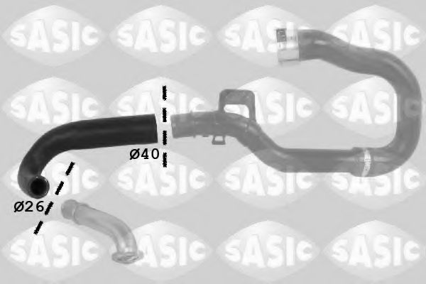 3336124 SASIC Air Supply Charger Intake Hose