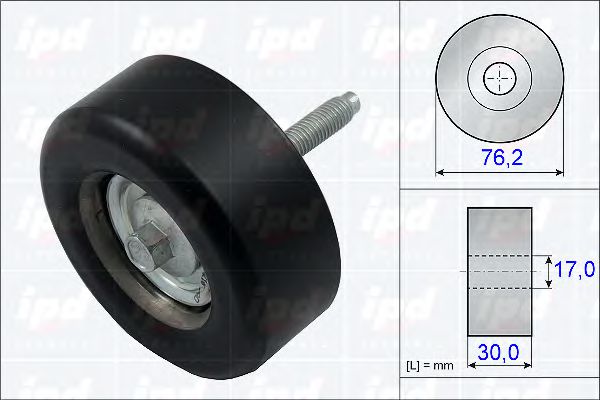 15-3332 IPD Brake System Brake Shoe Set