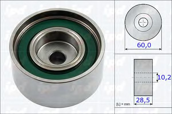 15-3811 IPD Deflection/Guide Pulley, timing belt
