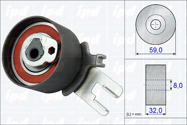 15-3820 IPD Tensioner Pulley, timing belt