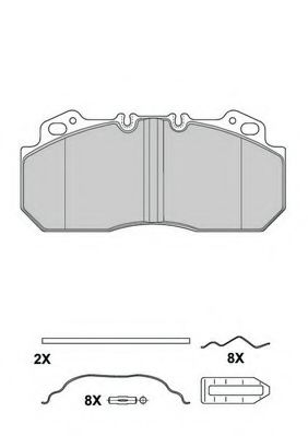 2909028004145674 BERAL Brake Pad Set, disc brake