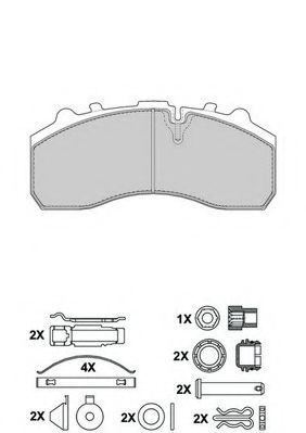 2917930004145764 BERAL Brake Pad Set, disc brake