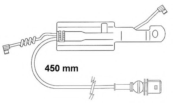 FAI166 ABEX Тормозная система Сигнализатор, износ тормозных колодок