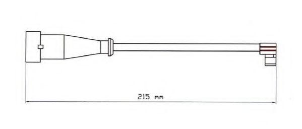FAI177 ABEX Тормозная система Сигнализатор, износ тормозных колодок