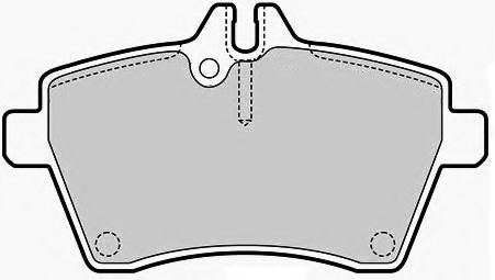 DBP221593 DURON Brake Pad Set, disc brake