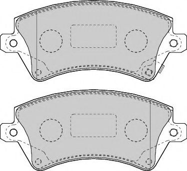 DBP371573 DURON Brake Pad Set, disc brake