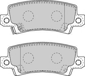 DBP371574 DURON Brake Pad Set, disc brake