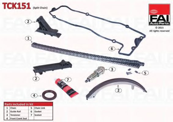 TCK151 FAI+AUTOPARTS Timing Chain Kit