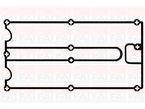 RC1163S FAI+AUTOPARTS Gasket, cylinder head cover