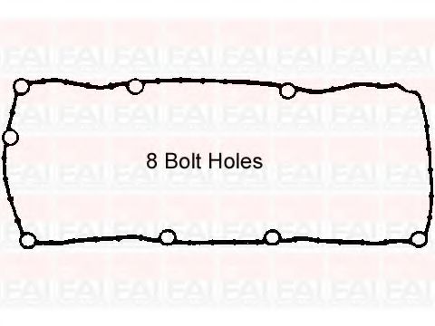 RC1178S FAI+AUTOPARTS Gasket, cylinder head cover