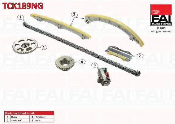 TCK189NG FAI+AUTOPARTS Timing Chain Kit