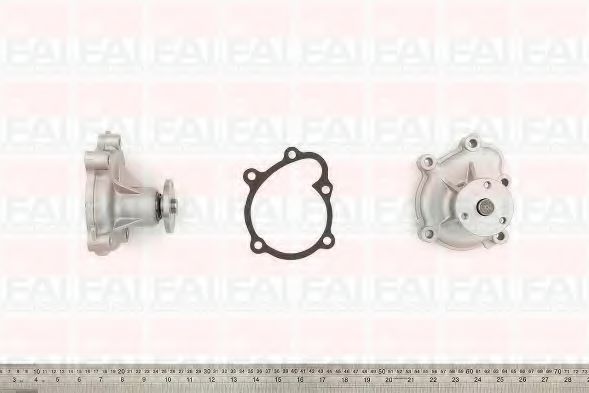 WP6381 FAI+AUTOPARTS Cooling System Water Pump