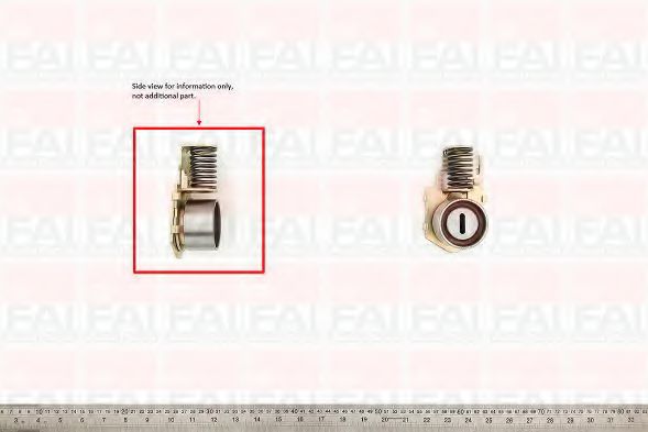 T1819 FAI+AUTOPARTS Tensioner Pulley, timing belt