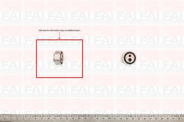 T2919 FAI+AUTOPARTS Tensioner Pulley, timing belt